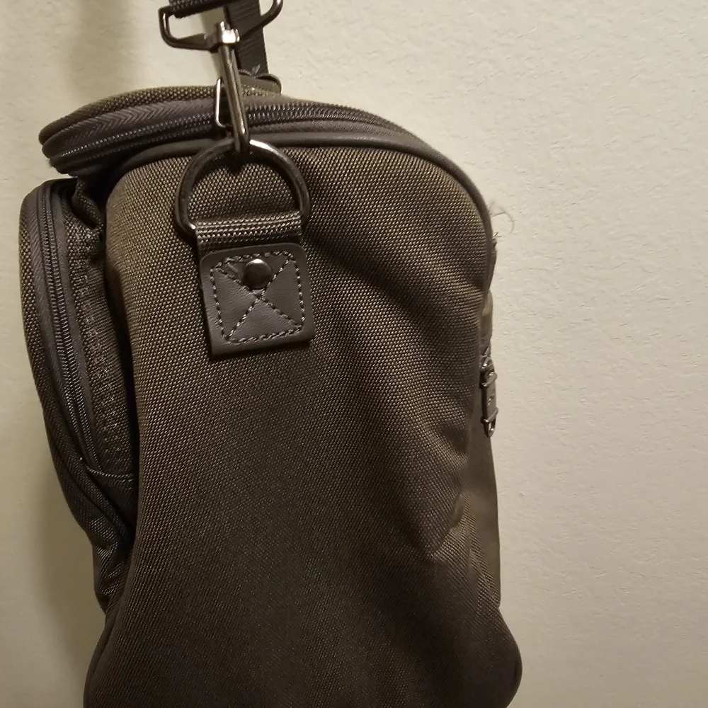 American Tourister Brown Textured Men’s Laptop Shoulder Bag